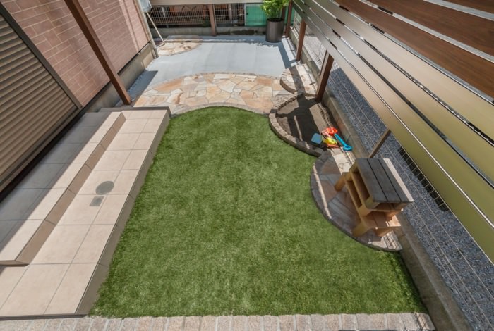 手付かずのお庭をお子様の遊び場にリガーデン 三浦様邸