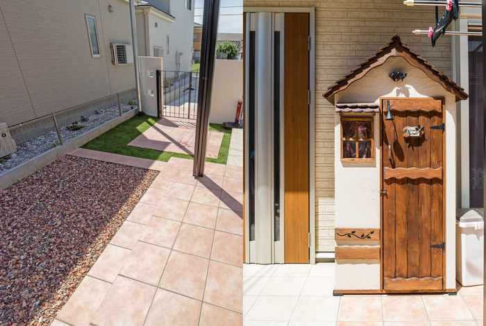 狭小地ならではのナチュラルモダンエクステリア 中村様邸