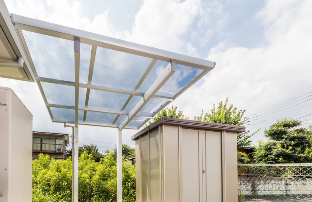 大切な家族の自転車を守ってくれるサイクルポート